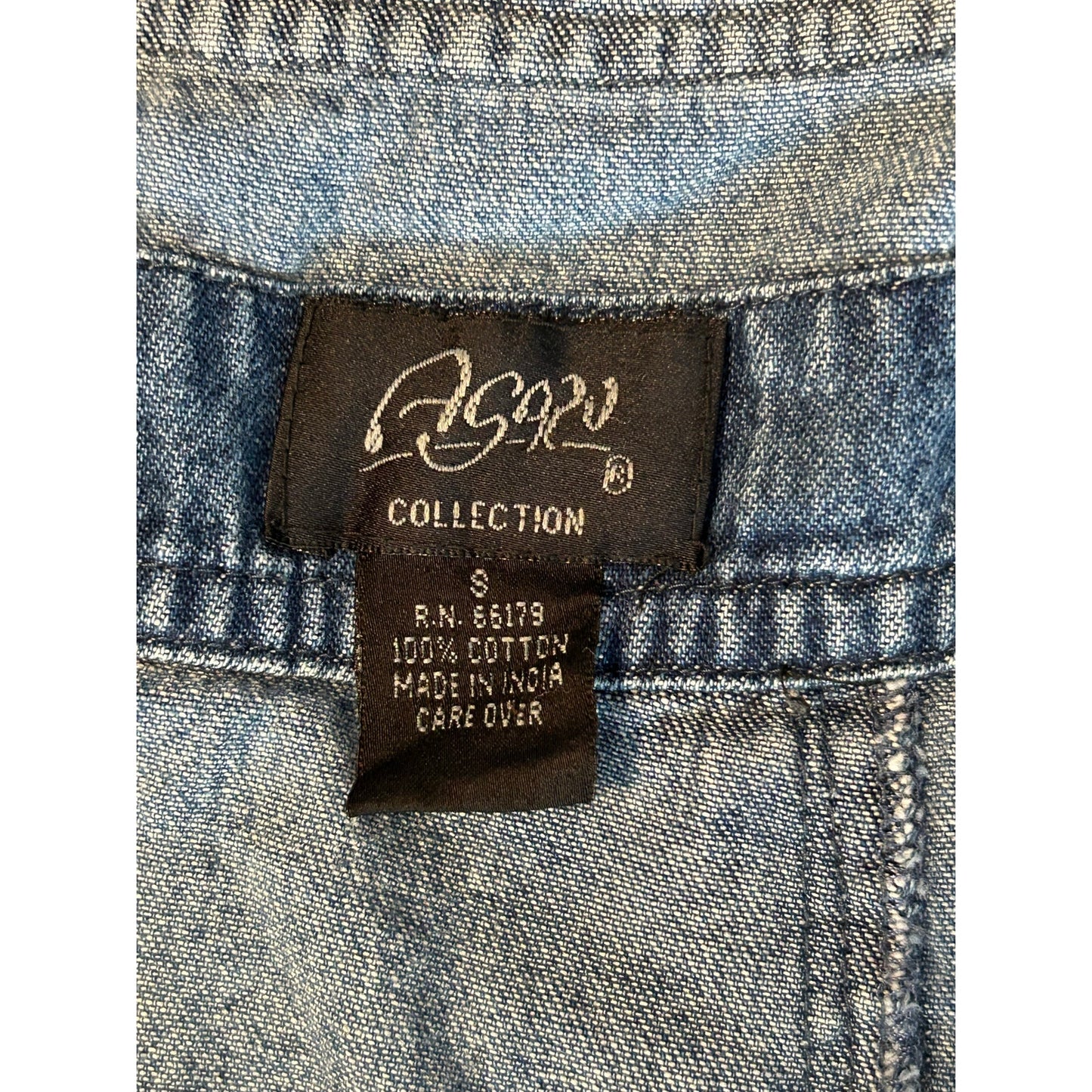 Agapo Denim Pink Flower Overalls Size S 100% Cotton