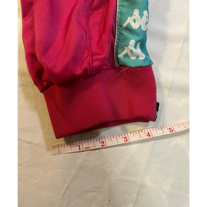 Kappa Iconic Track Joggers - Retro Red with Aqua Flair Women’s Size 0