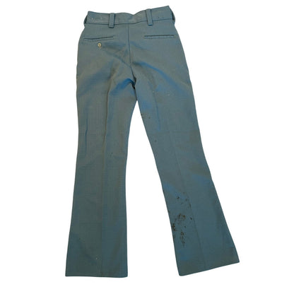 Custom Vintage Sky Blue Trousers - Sleek & Retro, Women's Size 00