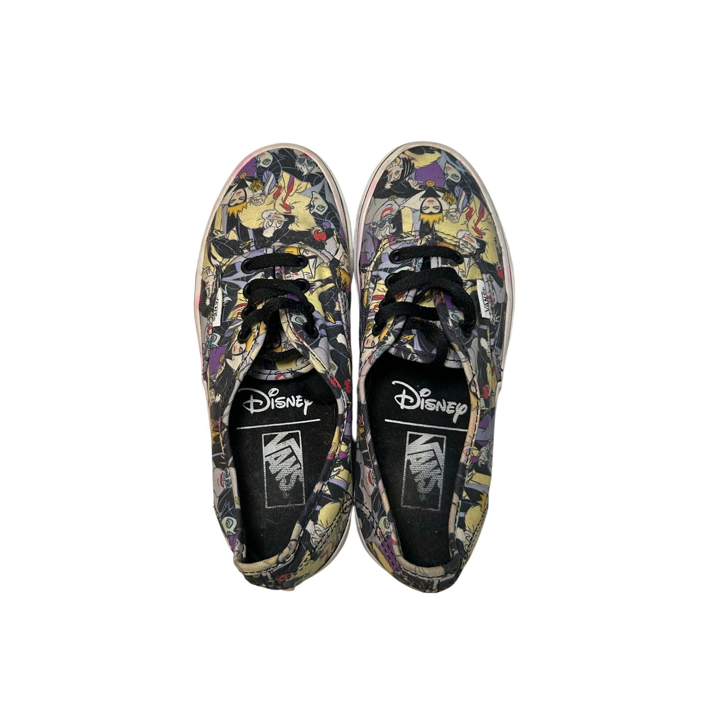 Vans Disney Villain Print Low Sneakers Mens Size 5.5 / Womens Size 7