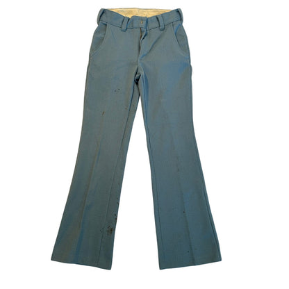 Custom Vintage Sky Blue Trousers - Sleek & Retro, Women's Size 00