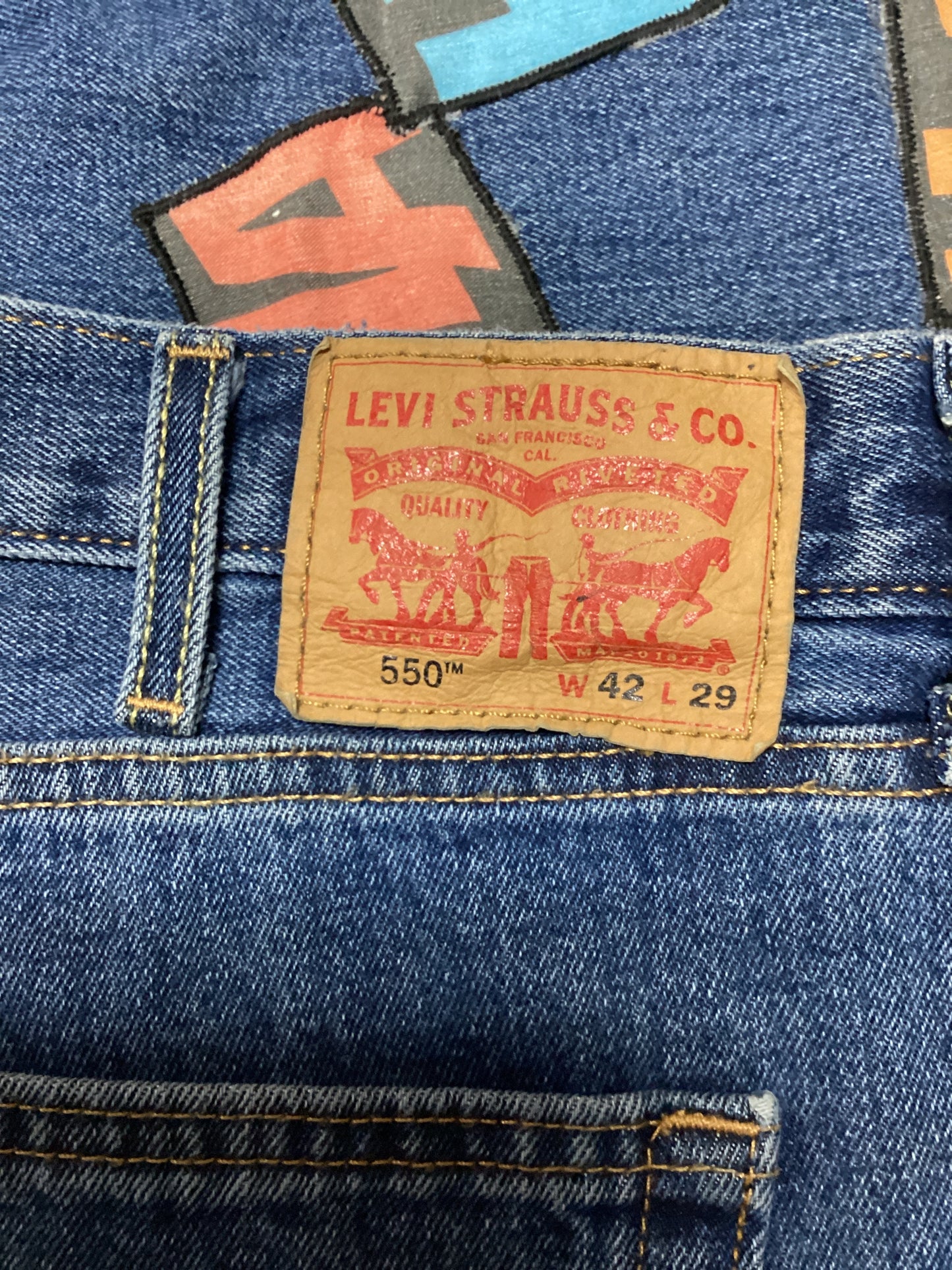 Custom Joker Levi Jeans