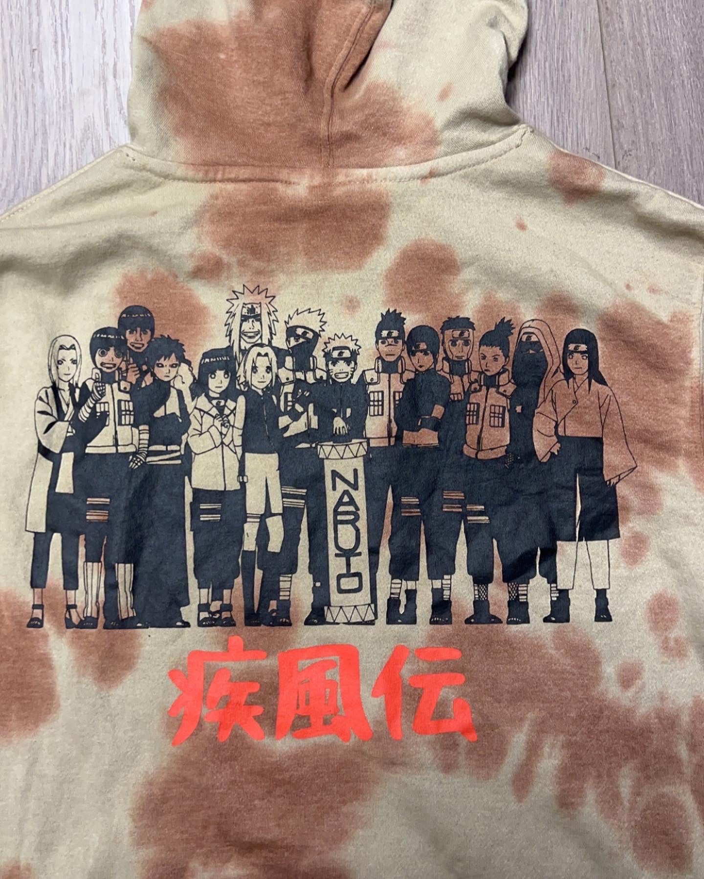 Dead stock Naruto Shippuden Tye Dye Hoodie