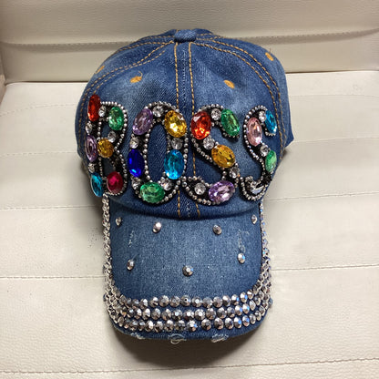 Custom Rhinestone Boss hat