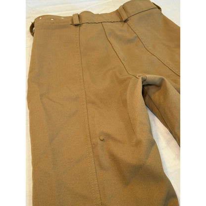 Vintage 70s JC Penney High-Waisted Flare Pants, Camel Utility Chic, Size 4