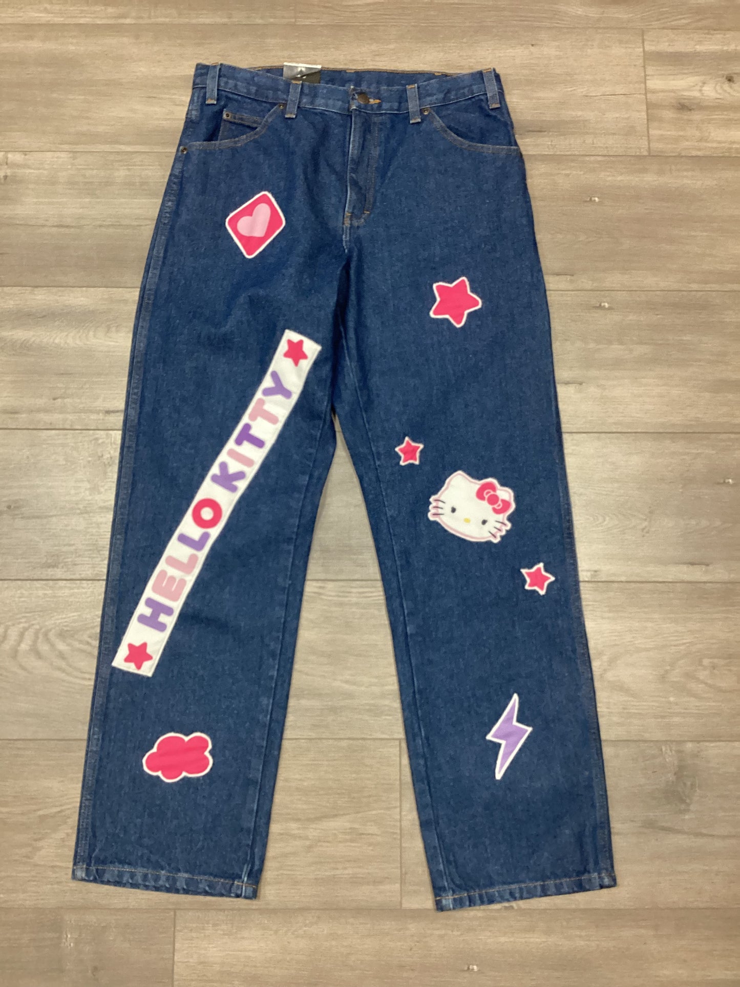 Custom Hello Kitty Dickies Jeans