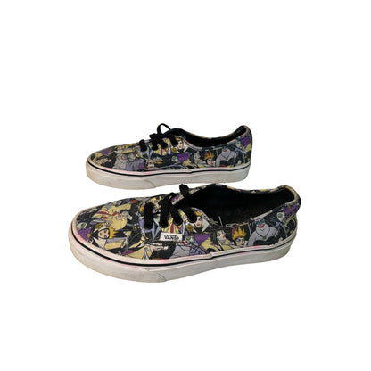 Vans Disney Villain Print Low Sneakers Mens Size 5.5 / Womens Size 7