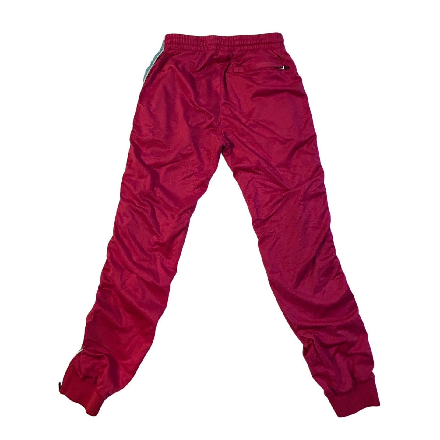 Kappa Iconic Track Joggers - Retro Red with Aqua Flair Women’s Size 0