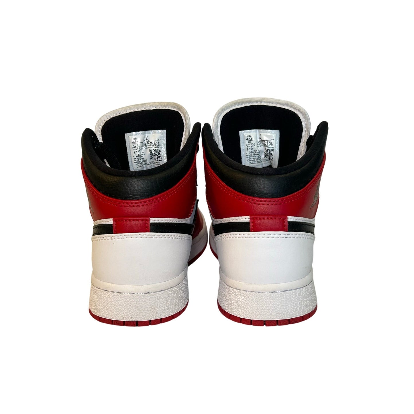 Nike Air Jordan 1 Retro Mid OG Chicago Size 4.5y
