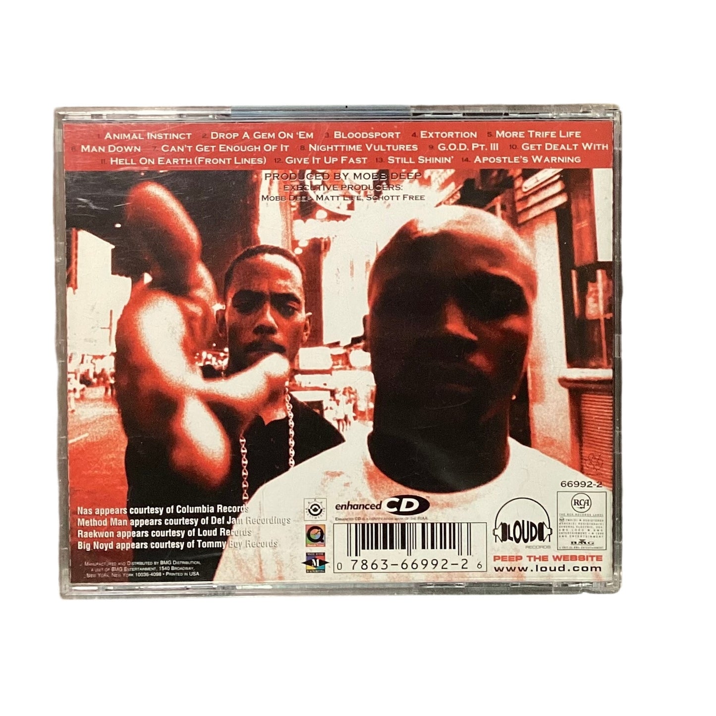 Mobb Deep Hell on Earth Music CD 1996